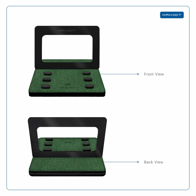 نگهدارنده گوشی موبایل ماهوت مدل MODEL 3_Green-Leather