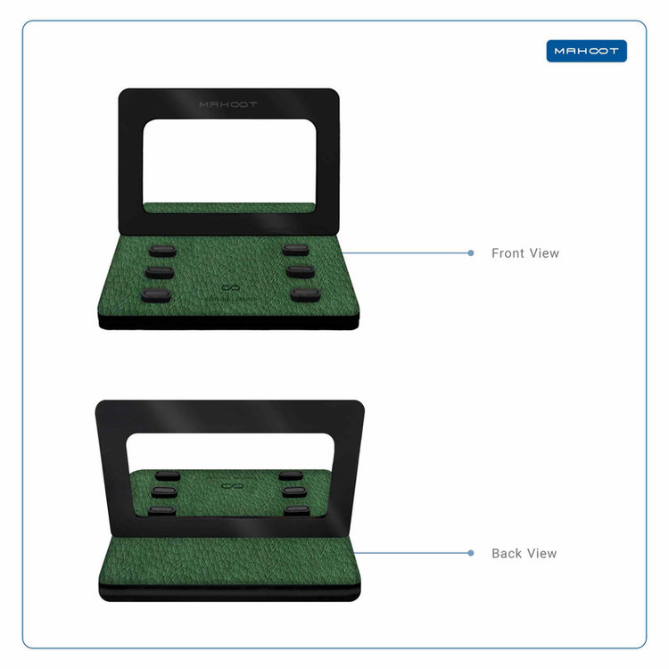 نگهدارنده گوشی موبایل ماهوت مدل MODEL 3_Green-Leather