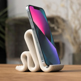 پایه نگهدارنده گوشی موبایل و تبلت سفید مدل Snake