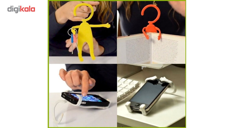 پایه نگهدارنده گوشی موبایل مدل Flexible طرح آدمک