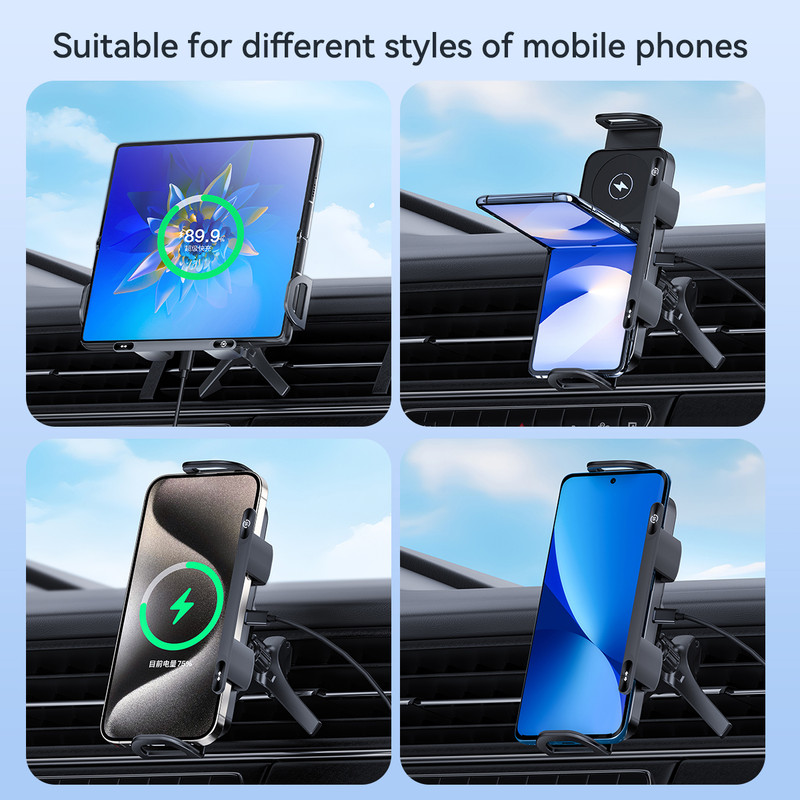 پایه نگهدارنده و شارژر بی سیم گوشی موبایل توزو مدل Nexon X01