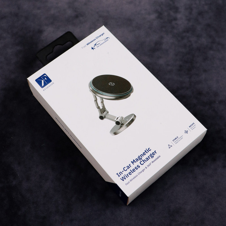 پایه نگهدارنده و شارژر بی سیم گوشی موبایل کی اف-سنیور مدل CM_125