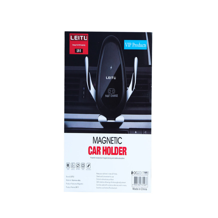 پایه نگهدارنده و شارژر بی سیم گوشی موبایل لیتو مدل CAR HOLDER LR-11