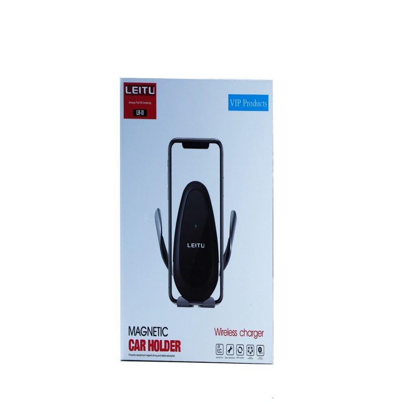 پایه نگهدارنده و شارژر بی سیم گوشی موبایل لیتو مدل CAR HOLDER LR-11