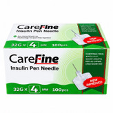 سر سوزن قلم انسولین کرفاین مدل 32G سایز 4 میلیمتر بسته 100 عددی