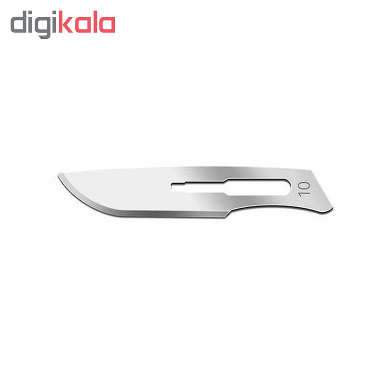 دسته تیغ جراحی اسکولاپ شماره 3 به همراه تیغ استریل اسکولاپ مدل SKJ0069 بسته 3 عددی