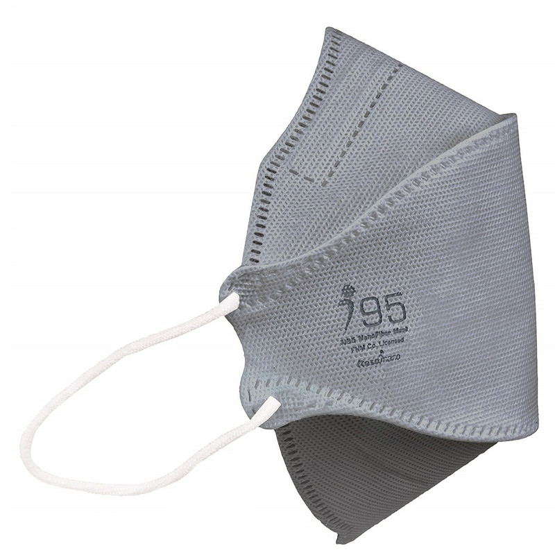ماسک تنفسی ریما مدل سه بعدی نوجوان N95 نانو کد silver_MF95 بسته 25 عددی
