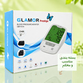 فشارسنج بازویی دیجیتال گلامور مدل DBP-6181 با دو کاف سایز کوچک و بزرگ، تکنولوژی MDI، تشخیص آریتمی، اعلان صوتی فارسی، حافظه 300 عددی، نور پسزمینه چندرنگ، قابلیت کار با برق و باتری و نمایش نمودار خطی فشار خون