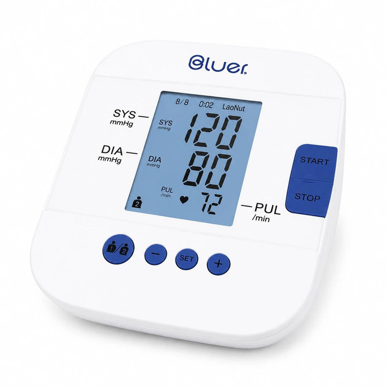 فشارسنج بازویی دیجیتال بلوئر Urion U80I آداپتور دار با منبع انرژی برق و باتری، اعلان صوتی فارسی، نمایش وضعیت باتری و سایز بازوی 22-42 سانتیمتر