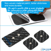 تنس عضلانی ویزدام مد مدل TENS/EMS بسته 3 عددی