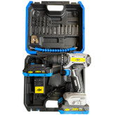 مجموعه 20 عددی دریل پیچ گوشتی شارژی 10 میلیمتری 288 ولت جاب مدل JB-288 POWER JAB New