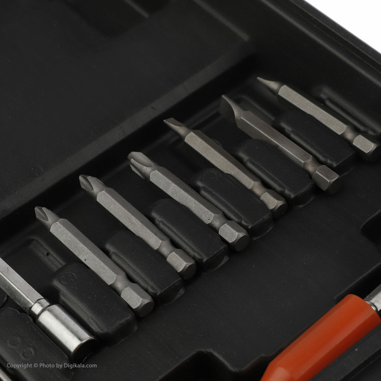 دریل پیچ گوشتی شارژی سه نظام 10 میلیمتری 198 ولت جاب مدل JB-198 Custom Package مجموعه 45 عددی