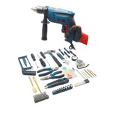 دریل پیچ گوشتی چکشی باس کد 2900 مجموعه 101 عددی