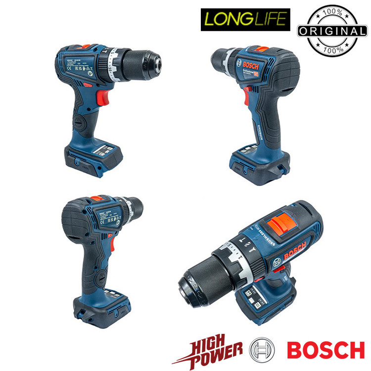 دریل پیچ گوشتی شارژی چکشی بوش مدل فوق هوشمند GSB 18V-90 C 5AH/Brushless Motor