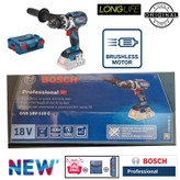 دریل پیچ گوشتی شارژی چکشی 13 میلی متری 18 ولت بوش مدل GSB 18V-110 C Extra