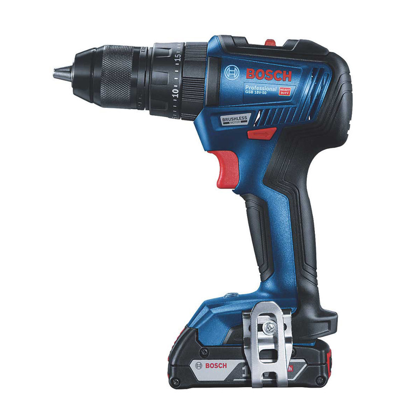 دریل پیچ گوشتی شارژی بوش مدل GSB 18 V 50 Brushless 2 Ah