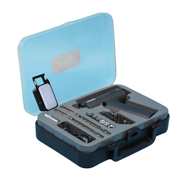 پیچ گوشتی شارژی ام دی اچ ال مدل MD-8728  مجموعه 30 عددی
