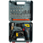 پیچ گوشتی چکشی شارژی 10 میلی متری 148ولت جاب مدل JB-148 AV Industrial مجموعه 40 عددی