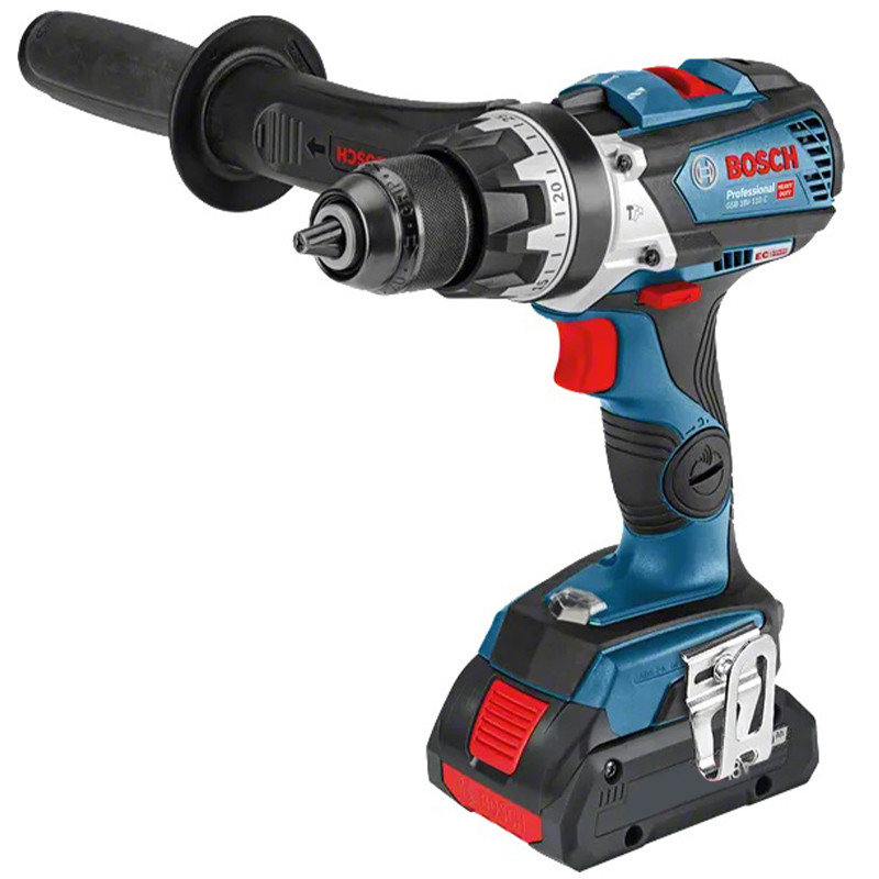 دریل پیچ گوشتی شارژی چکشی 18 ولت بوش مدل (GSB 18V-110 C Brushless (5Ah