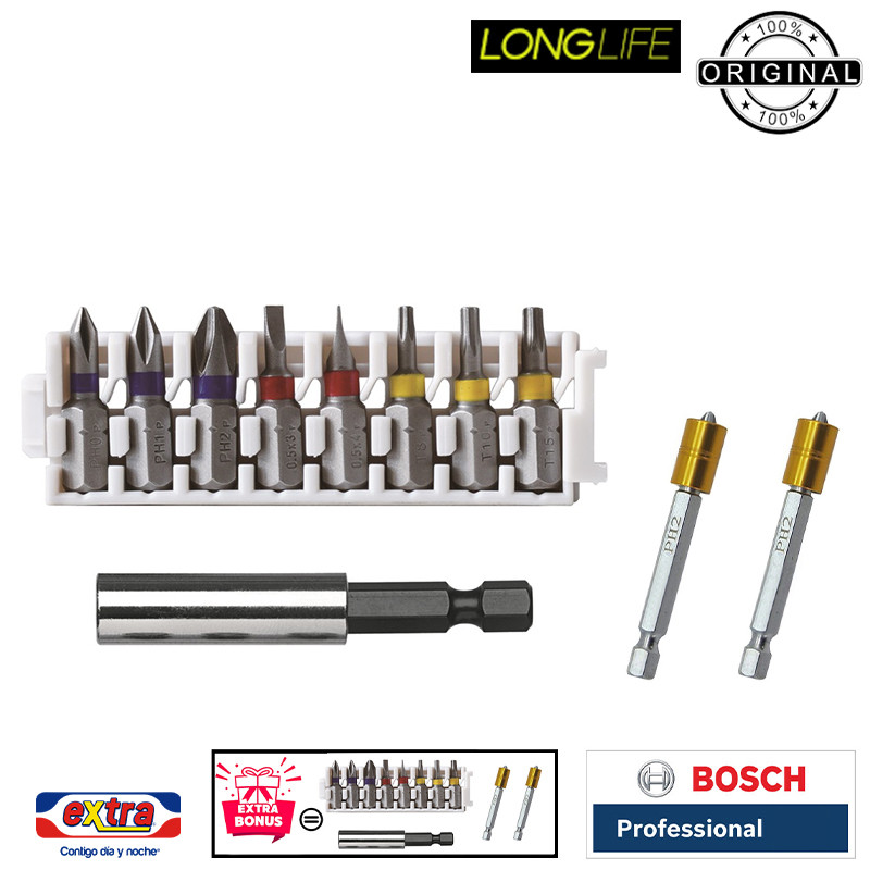 پیچ گوشتی شارژی بوش مدل حرفه ای 3.6 ولت کد 06019H2201 + 11 Extra