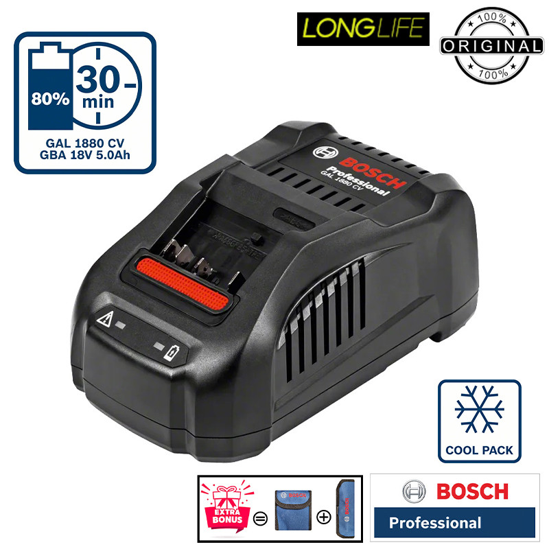 پیچ گوشتی شارژی چکشی 18 ولت بوش مدل هوشمند GSB 18 V -110 C Brushless Motor (5Ah)