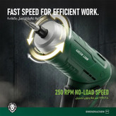 پیچ گوشتی شارژی 3.7 ولت گرین لاین مدل GSD-54 بسته ۵۴ عددی