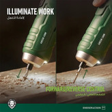 پیچ گوشتی شارژی 3.7 ولت گرین لاین مدل GSD-54 بسته ۵۴ عددی
