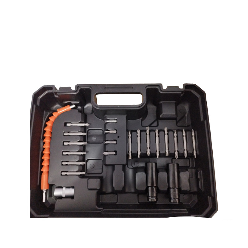 آچار بکس شارژی باس مدل 118vf4ah-brushless مجموعه 26 عددی
