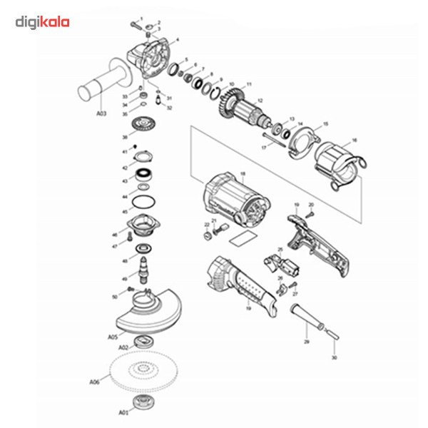 فرز ماکیتا مدل GA6010