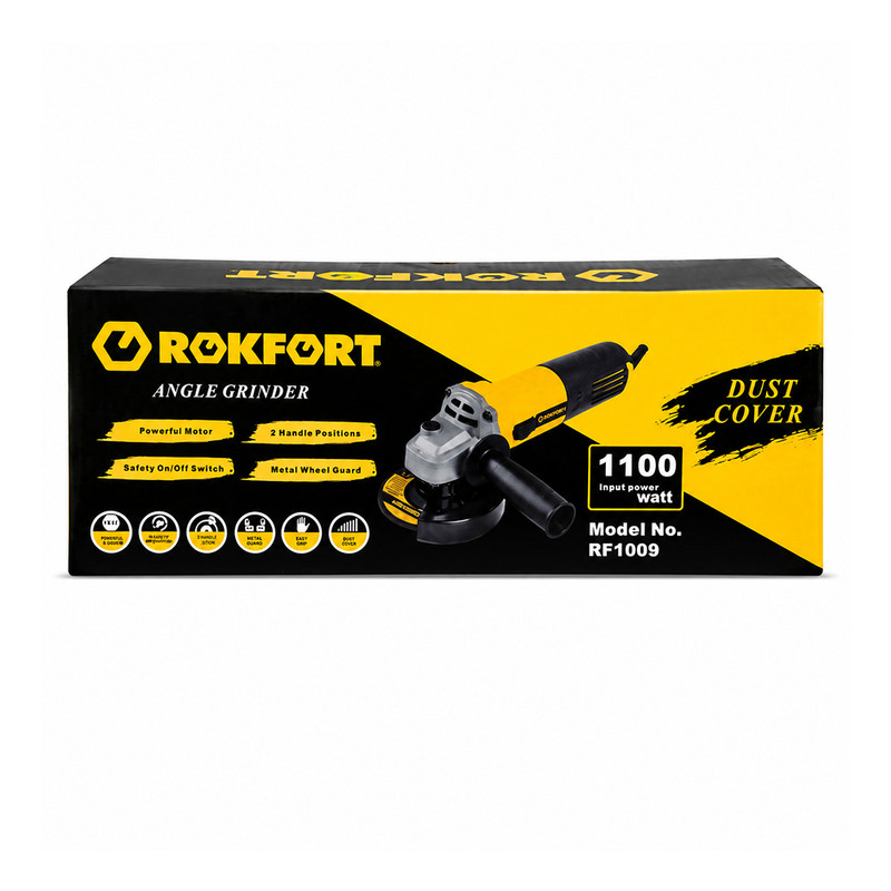 مینی فرز دیمردار115 میلی متری 1100 وات راکفورت مدل RF1009