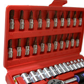 مجموعه 46 عددی آچار و سری بکس و پیچ گوشتی اسرانوی مدل A1-X04605