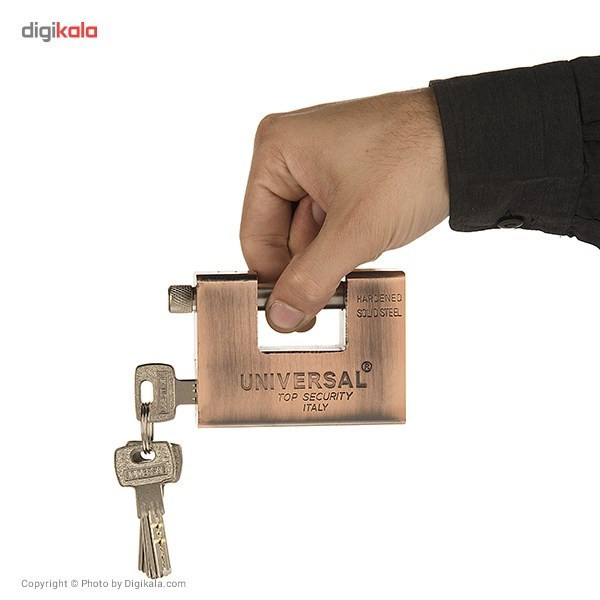قفل کتابی یونیورسال مدل Rose gold 94 mm