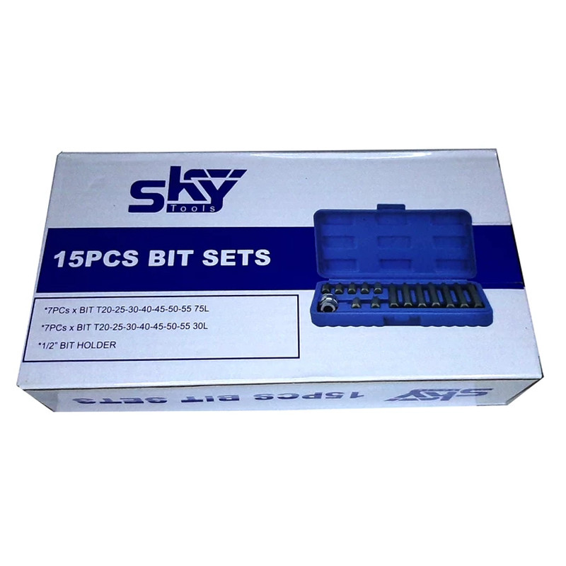 آچار بیت ستاره ای اسکای مدل BIT-15 مجموعه 15 عددی