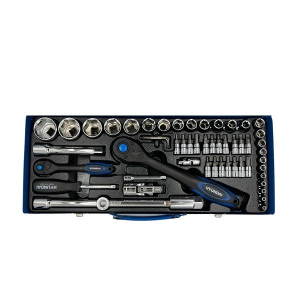 آچار بکس هیوندای مدل HT9156 مجموعه 56 عددی