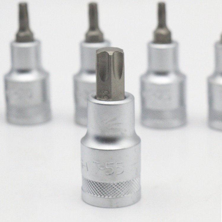 آچار بکس آلنی ستاره ای اسکای مدل YP-ST-7119TE-E8-E24/T20-T70MM مجموعه 19 عددی