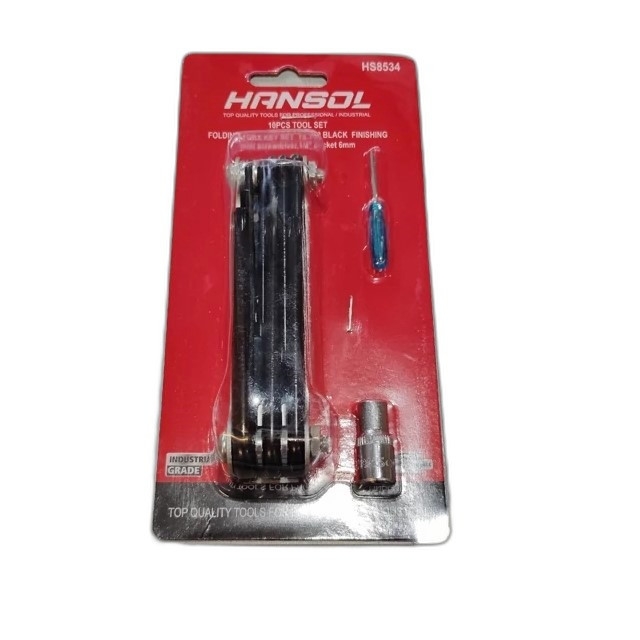 آچار آلن ستاره ای هانسول مدل HS8534 بسته 10 عددی