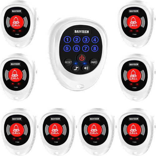زنگ بی سیم دایتک مدل CC07WH مجموعه 9 عددی