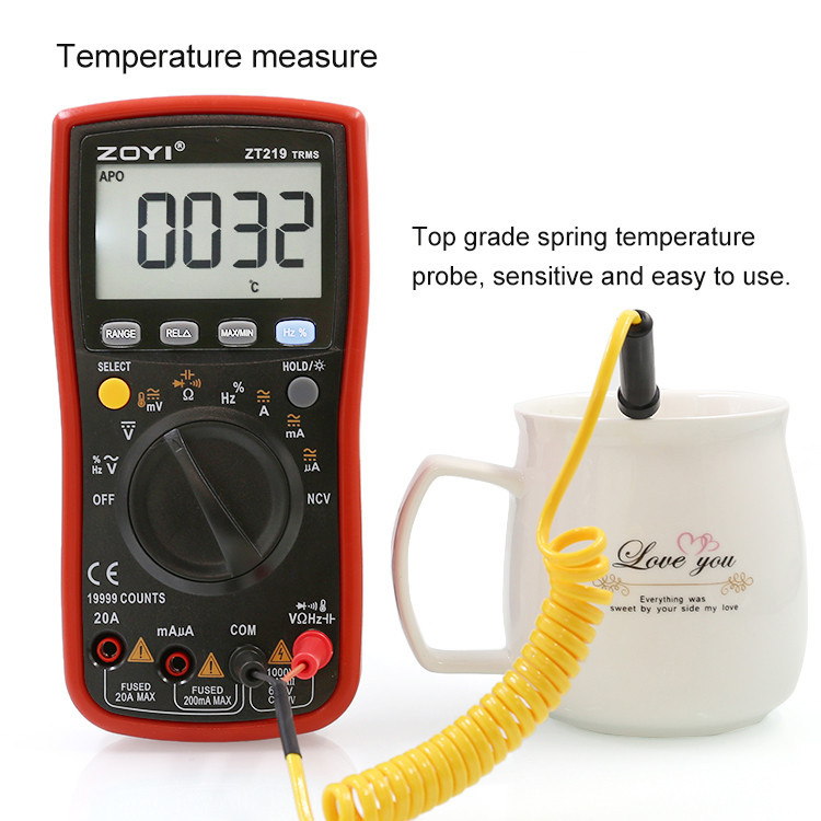 مولتی متر دیجیتال زویی مدل ZT-219
