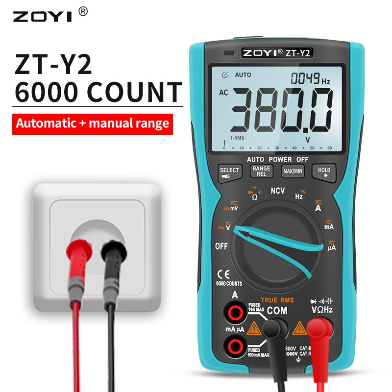 مولتی متر دیجیتال زویی مدل ZT-Y2