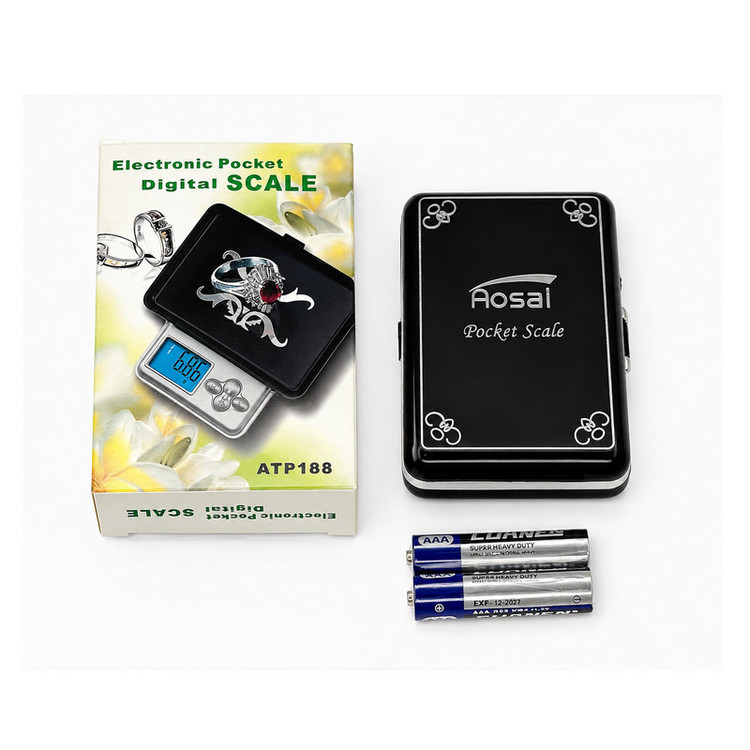ترازو دیجیتال آسای مدل ATP188-POCKET SCALE کد 500g