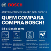 مولتی متر فورک دار دیجیتال 200 آمپر بوش مدل فوق حرفه ای GFM 1000-15 Extra
