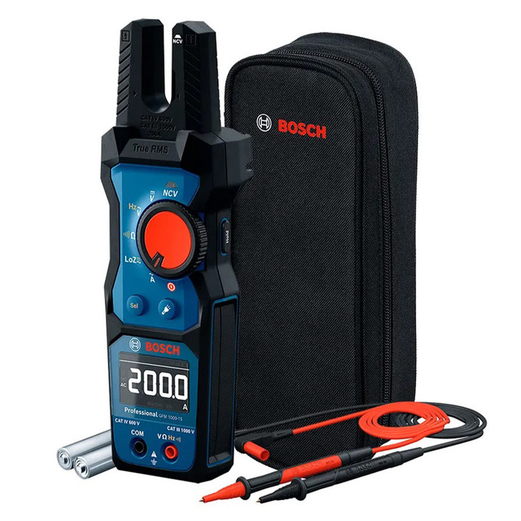 مولتی متر دیجیتال 200 آمپر بوش مدل فوق حرفه ای GFM 1000-15 Professional