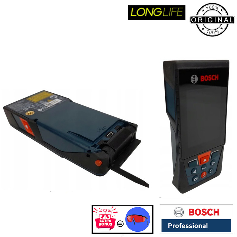 متر لیزری بوش مدل دوربین دار GLM 150-27 C Professional Extra Glass Red Laser 2 برد 150 متر