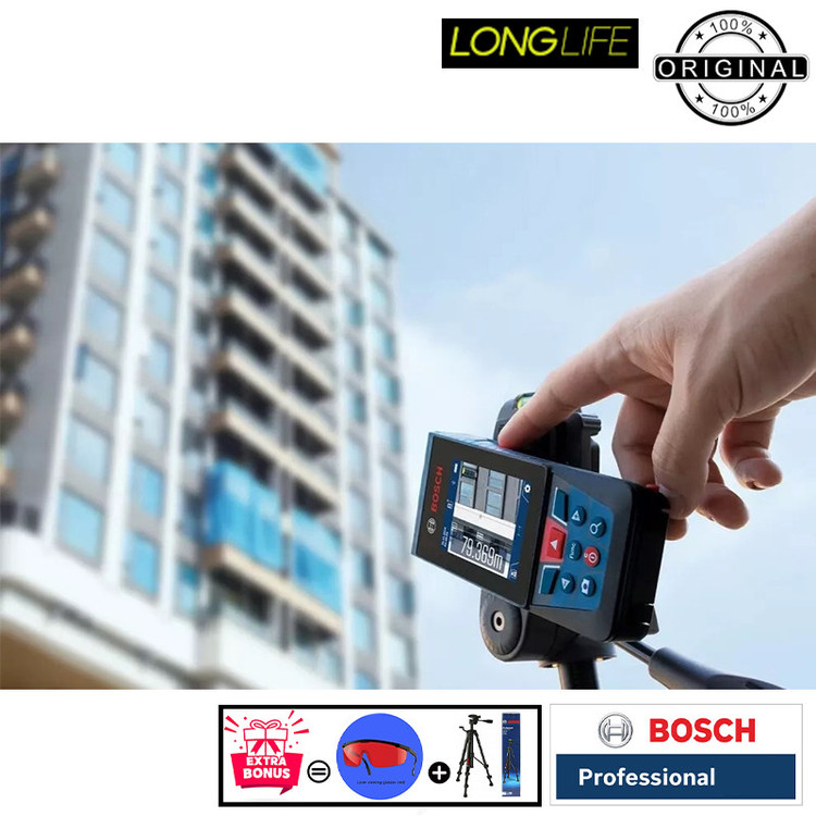 متر لیزری بوش مدل دوربین دار GLM 150-27 C Professional برد 150 متر