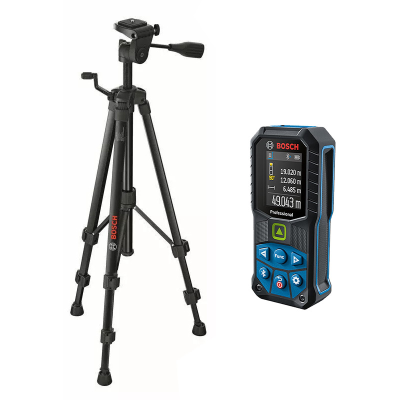 متر لیزری بوش مدل لیزر سبز GLM 50-27 CG / ISO NORM 16331-1 + BT150 + Green Glass Laser  برد 50 متر