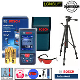 متر لیزری بوش مدل دوربین دار GLM 100-25 C Professional + BT150 + Red Glass Laser برد 100 متر