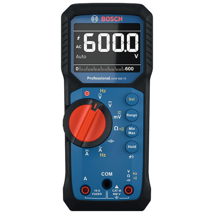 مولتی متر دیجیتال 600 ولت بوش مدل فوق حرفه ای کد GDM 600-15 True Rms