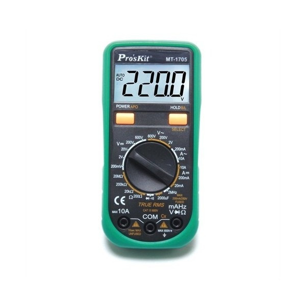 مولتی متر دیجیتال پروسکیت مدل MT-1705
