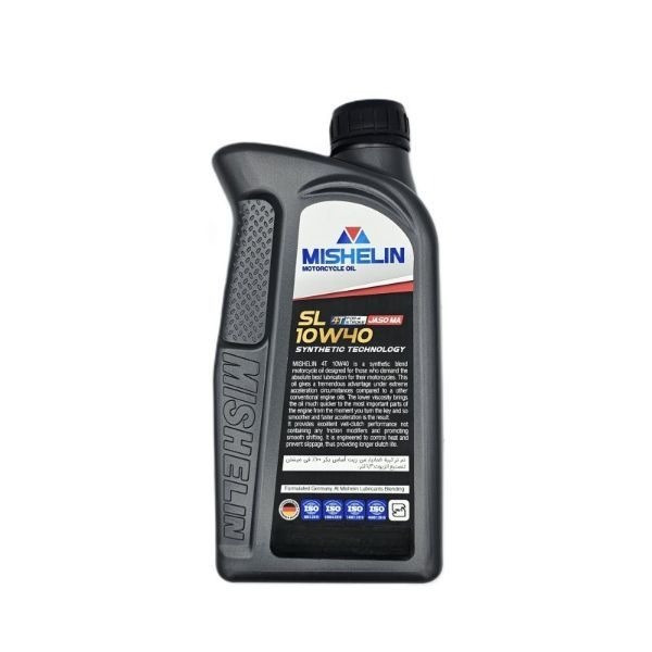 روغن موتور سیکلت نیمه سنتتیک میشلن اُویل مدل 10W40 SL 1.3 L حجم 1300 میلی لیتر
