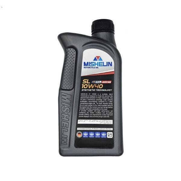 روغن موتور سیکلت میشلن اُویل مدل 10W40 SL 1L حجم 1 لیتر